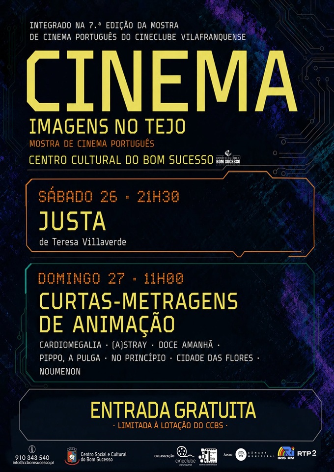 7ª Edição da Mostra de Cinema Português - Centro Cultural do Bom Sucesso